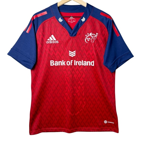 Leinster Munster Rugby 2022/2023 Adidas Jersey Shirt Red and Blue Men’s size L - Picture 1 of 13